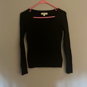 Black Knitted Long sleeve shirt